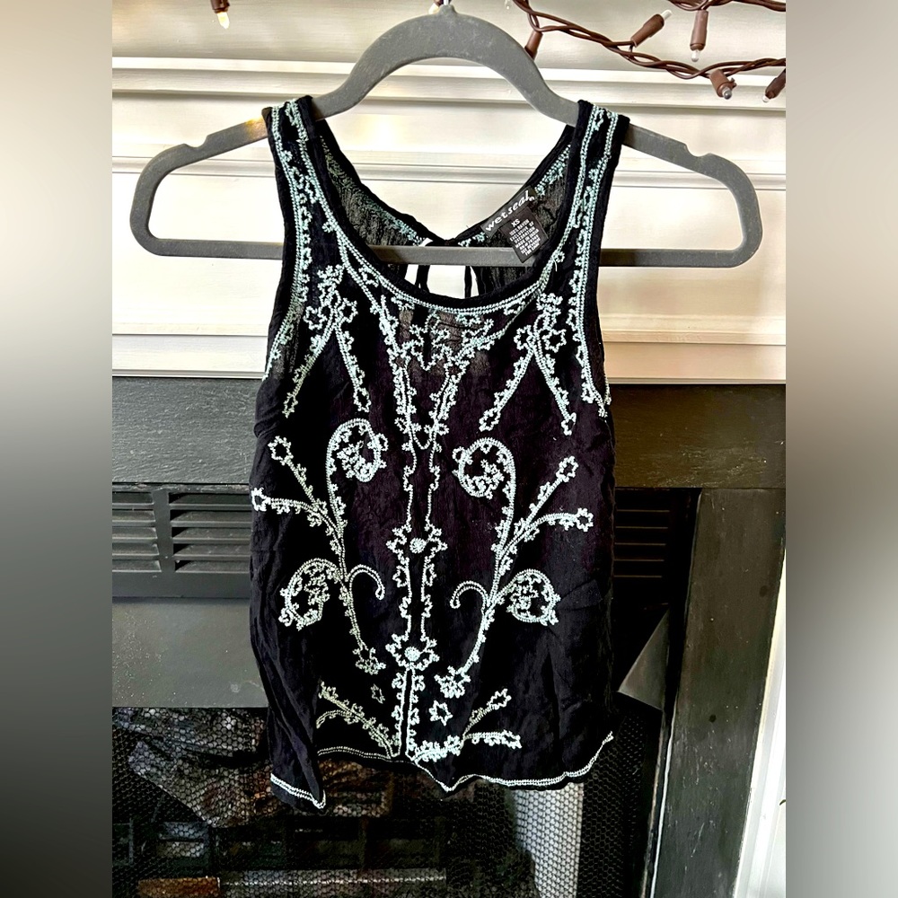 Open Back Tank Top